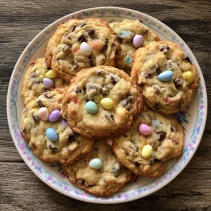 Easter Chocolate Chip Cookies