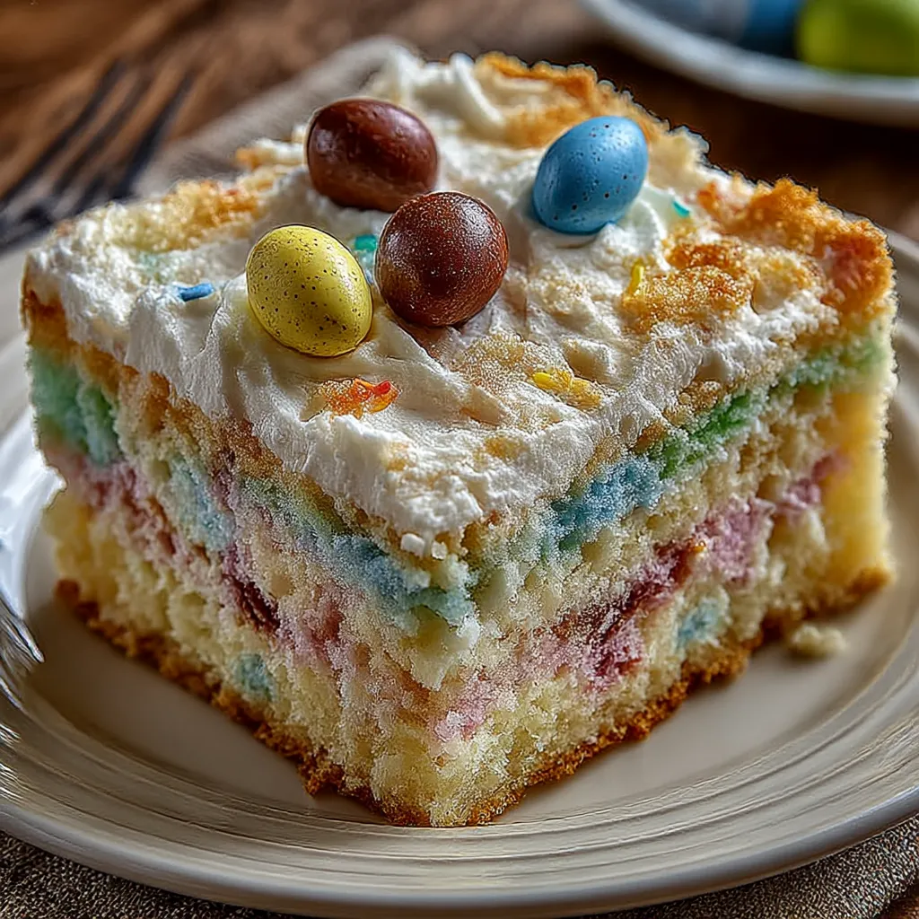 Easter Poke Cake
