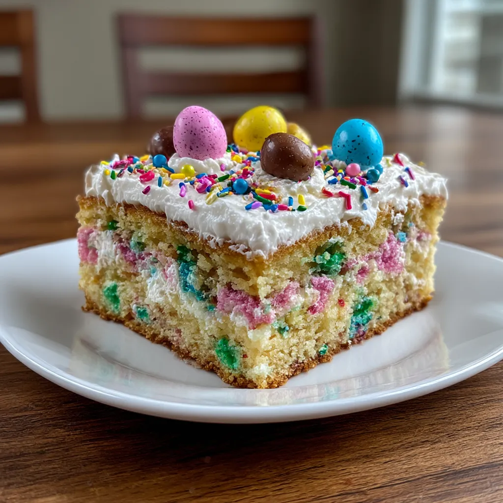 Easter Poke Cake