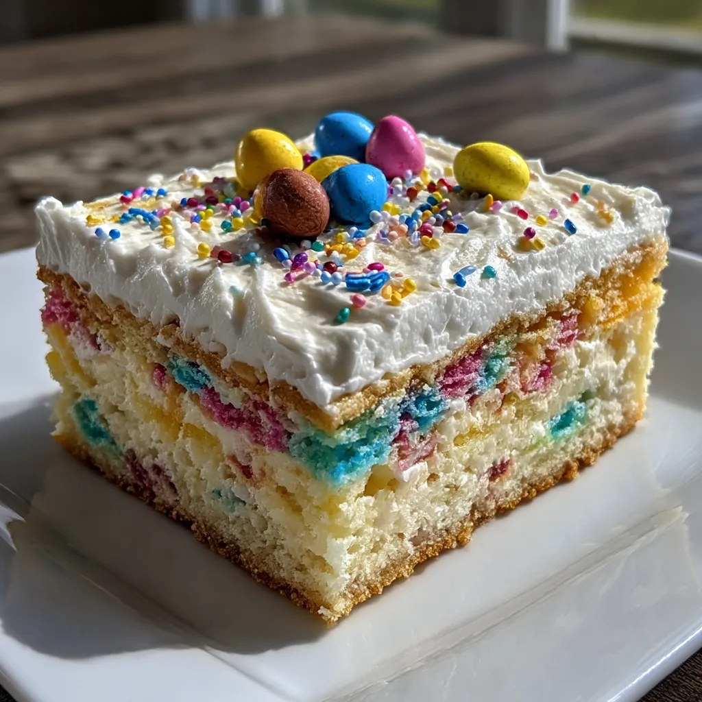 Easter Poke Cake
