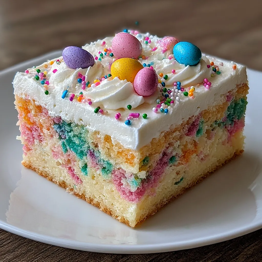 Easter Poke Cake