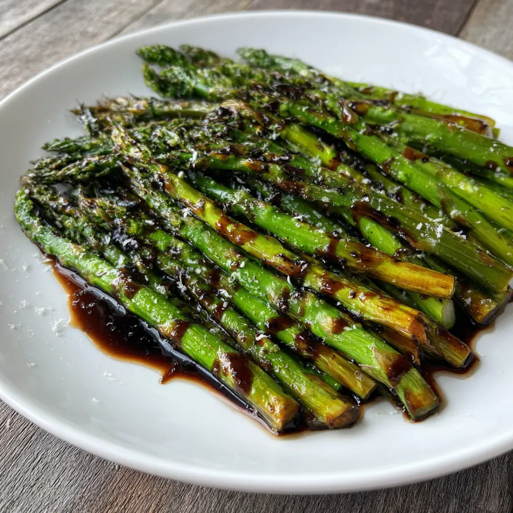 Easy Asparagus with Balsamic Glaze