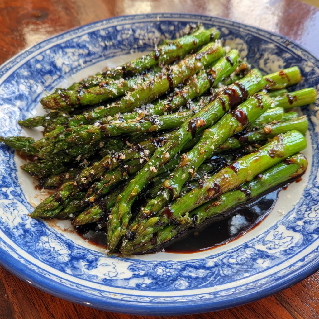 Easy Asparagus with Balsamic Glaze