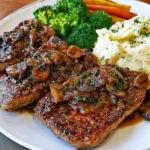 Easy Boneless Thin Beef Chops in Savory Pan Sauce