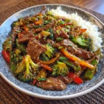 Easy beef and vegetables stir fry