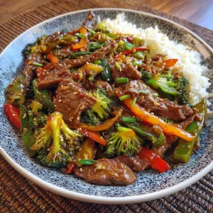 Easy beef and vegetables stir fry