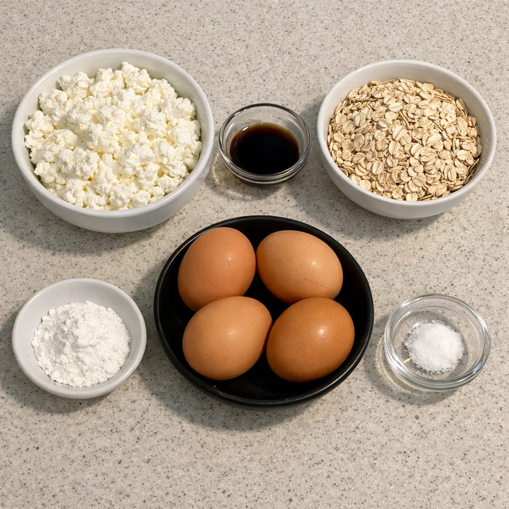 Flourless Cottage Cheese Pancakes