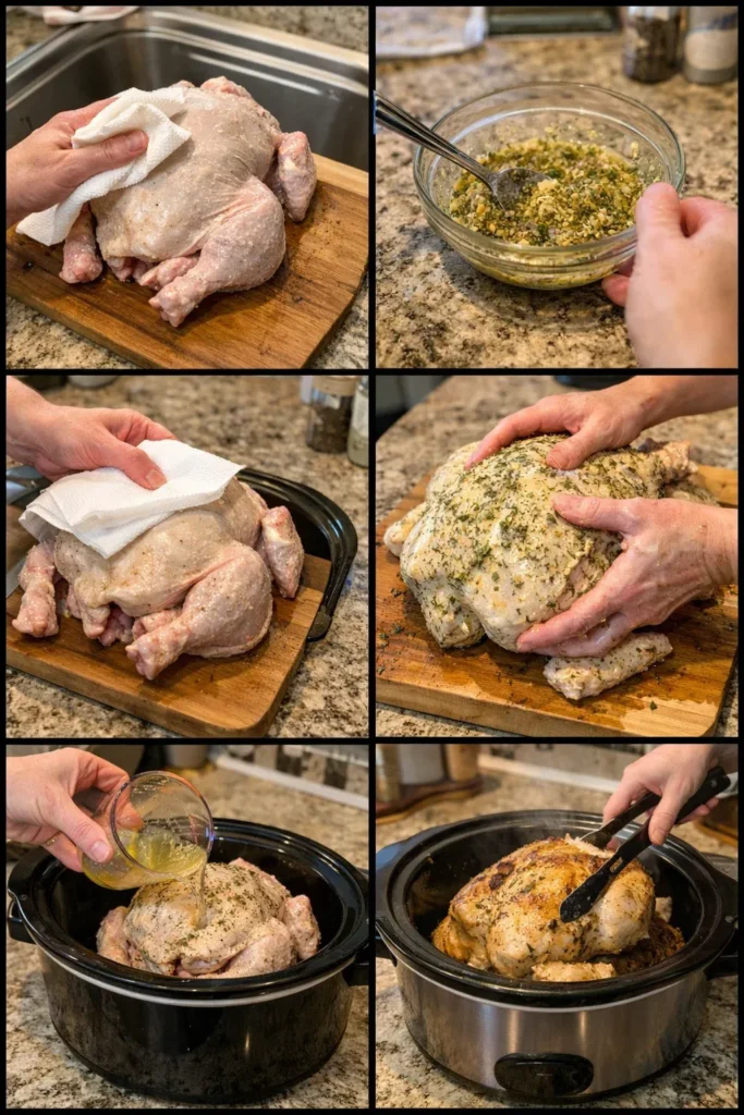 Garlic Butter Whole Chicken