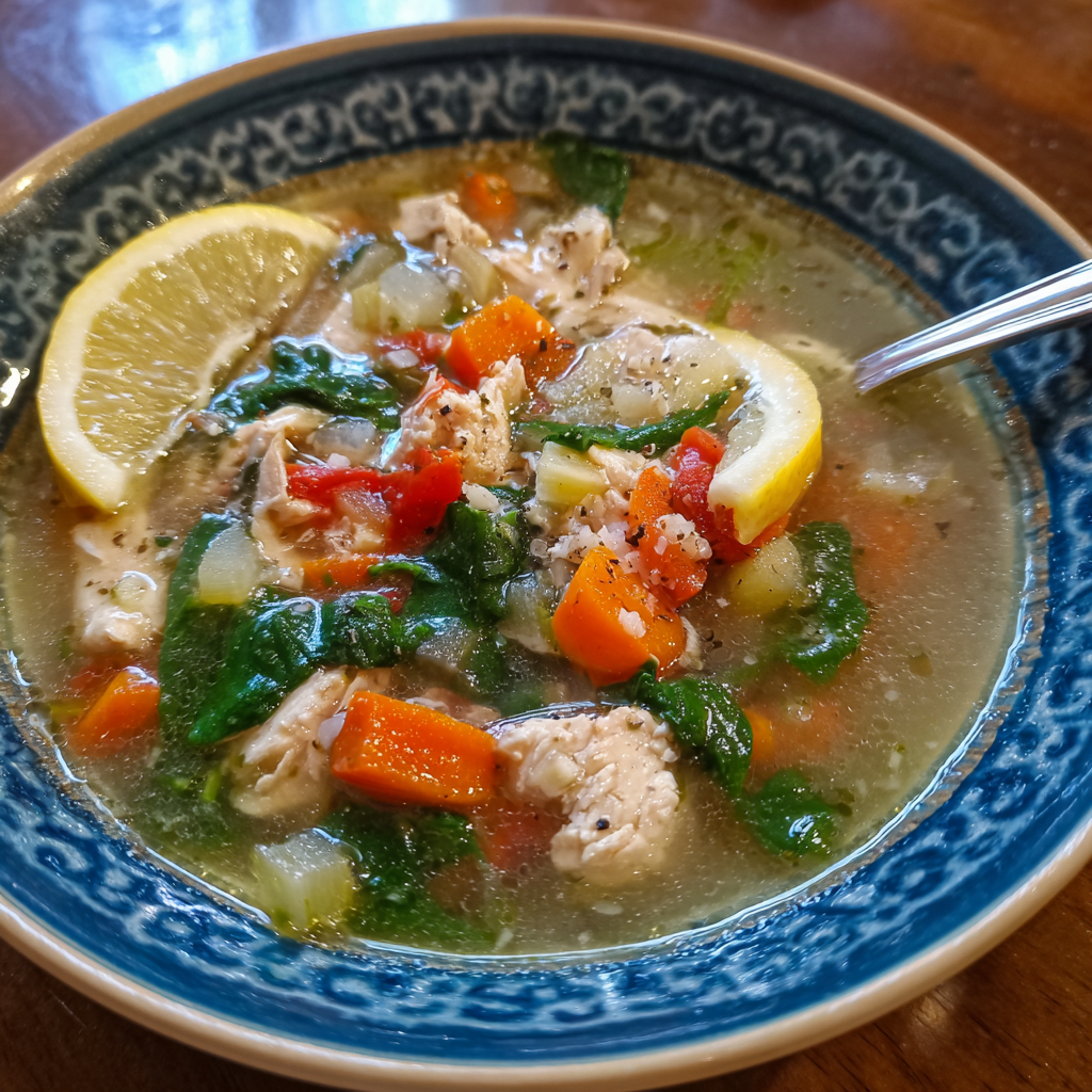 Greek Lemon Chicken Soup