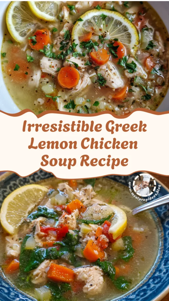Greek Lemon Chicken Soup