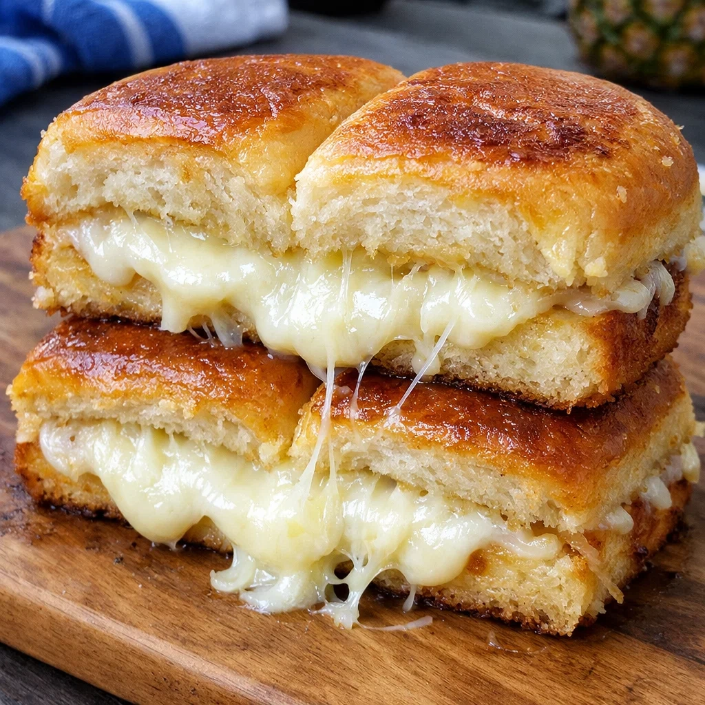Hawaiian Roll Grilled Cheese