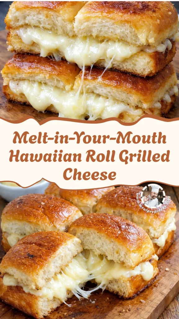 Hawaiian Roll Grilled Cheese