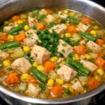 Hearty Chicken Veggie Soup