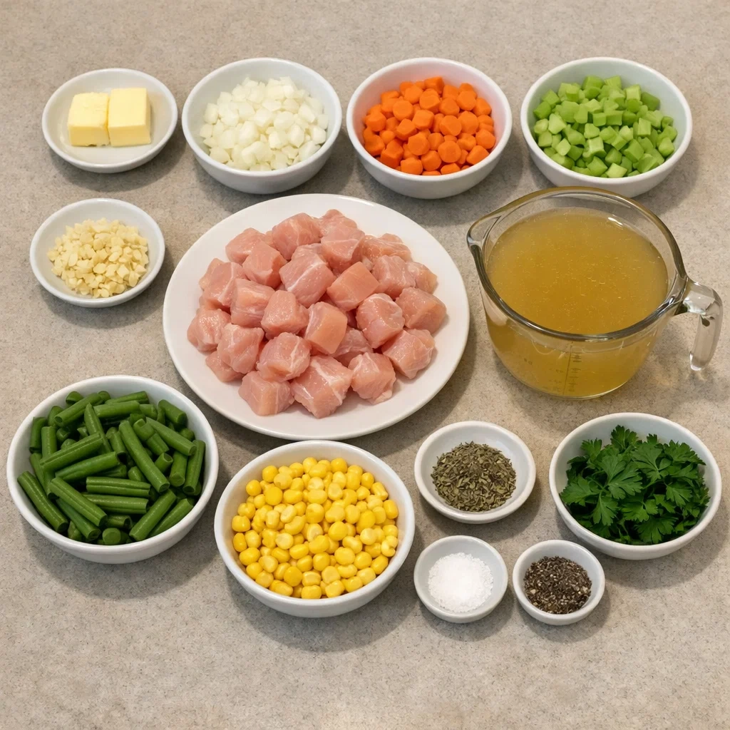 Hearty Chicken Veggie Soup