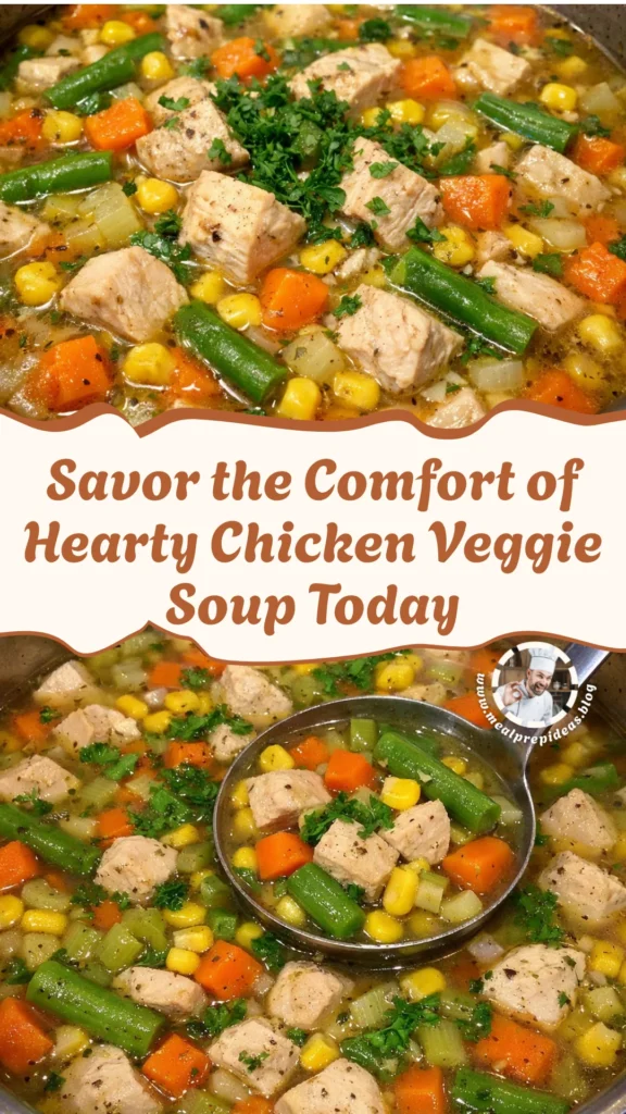 Hearty Chicken Veggie Soup