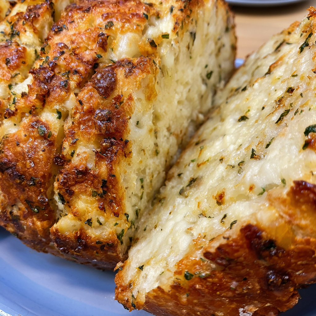 Homemade Italian Herb & Cheese Bread