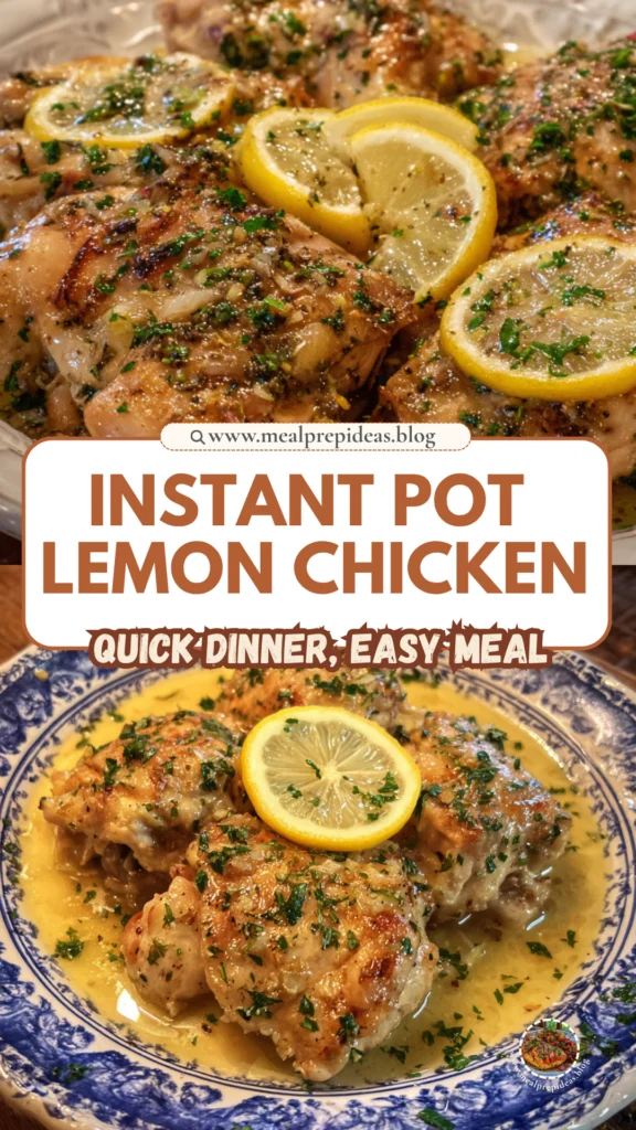Instant Pot Lemon Chicken