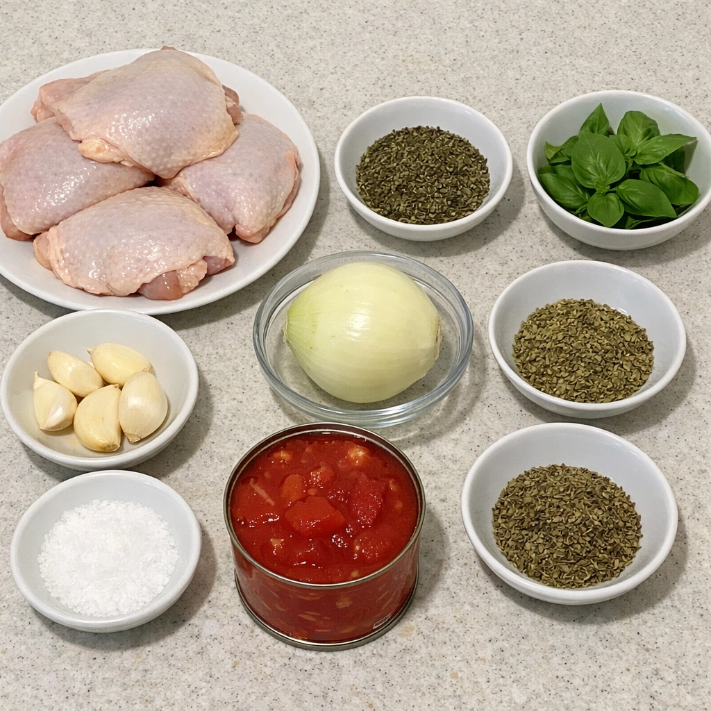 Italian Crockpot Chicken Thighs