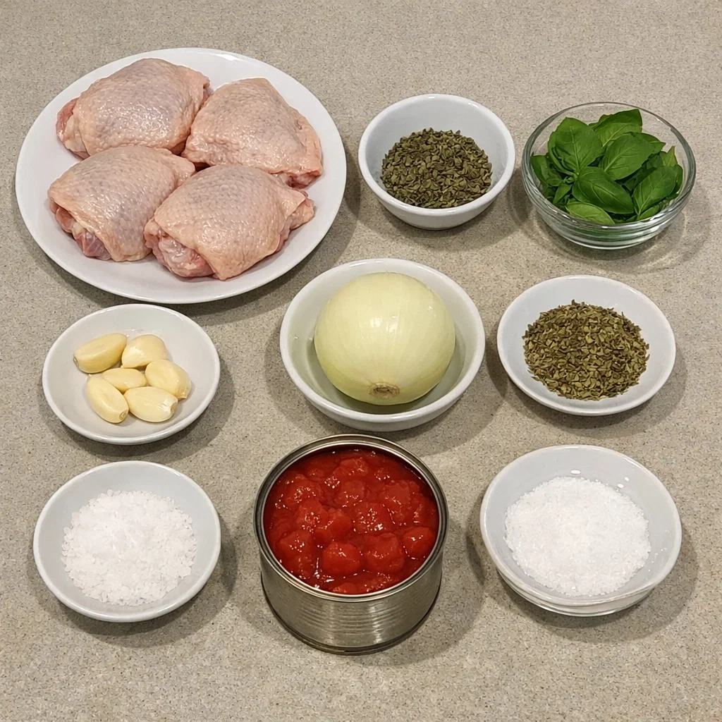 Italian Crockpot Chicken Thighs