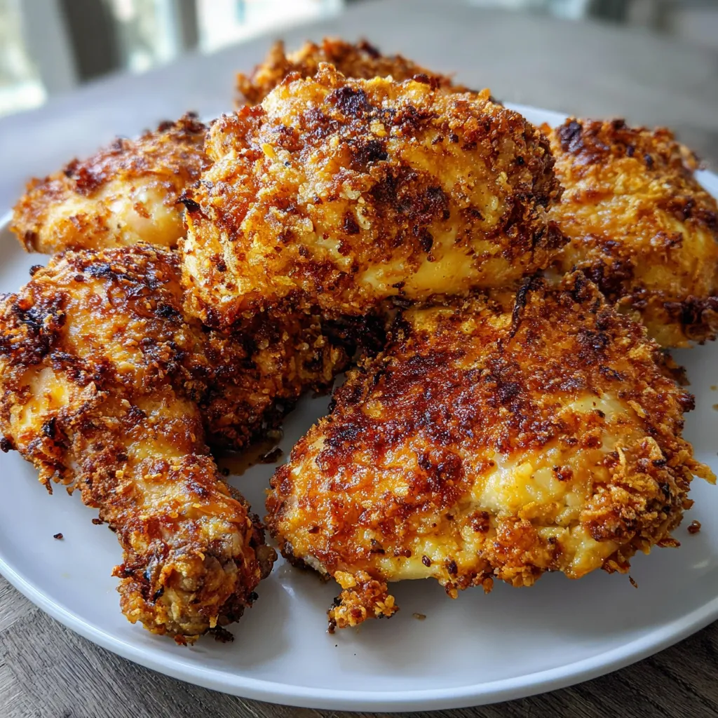 Keto Oven-Fried Chicken