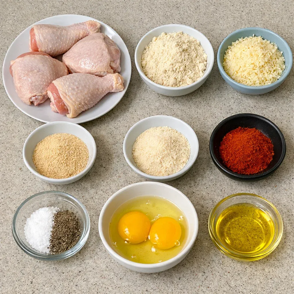 Keto Oven-Fried Chicken