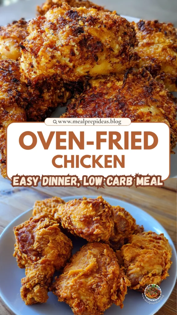 Keto Oven-Fried Chicken