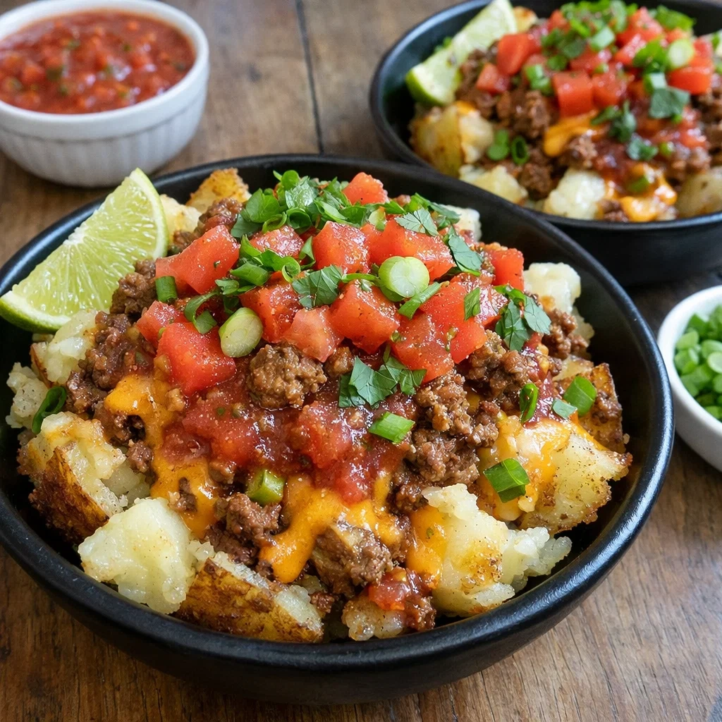 Loaded Fiesta Potato Bowls