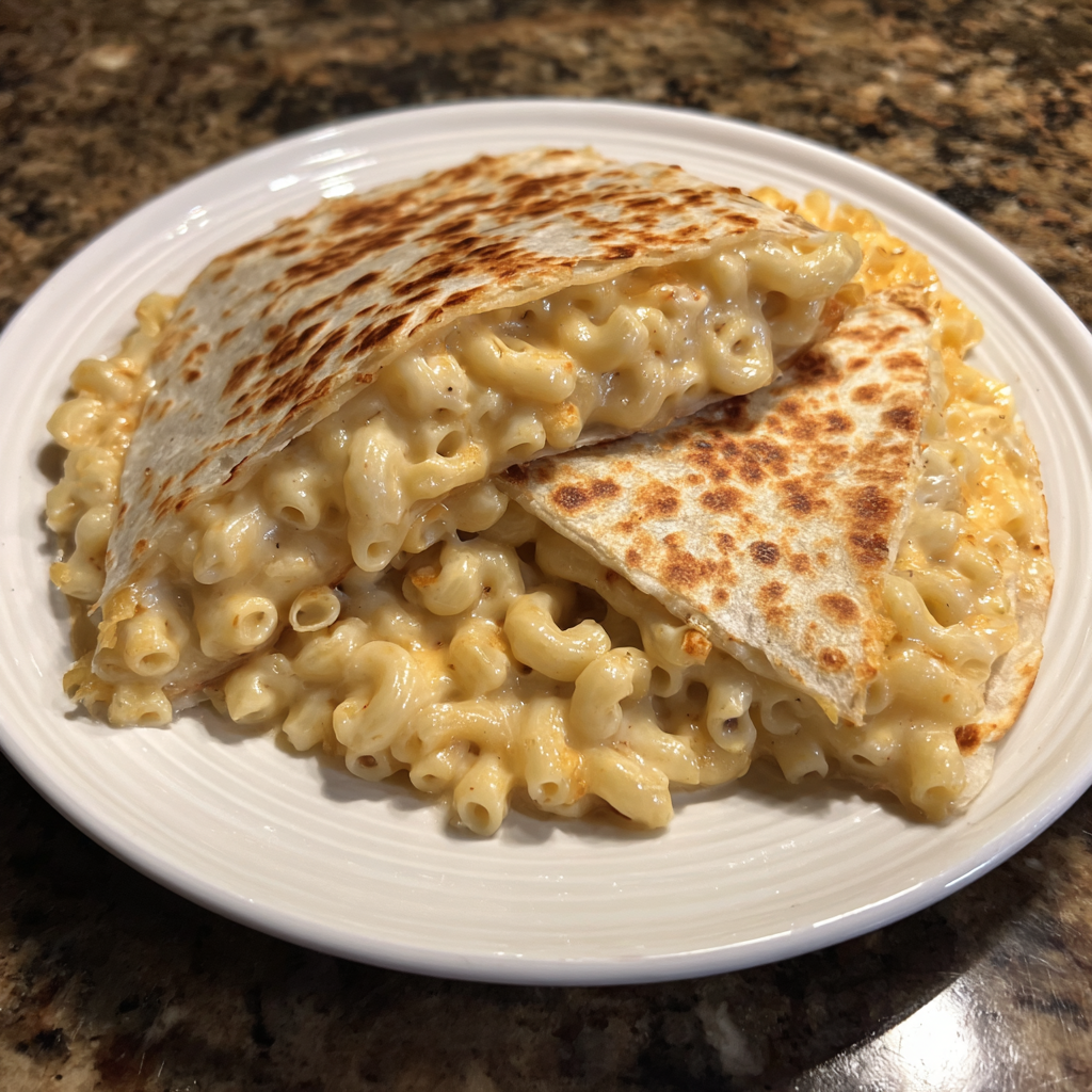 Mac and Cheese Quesadillas