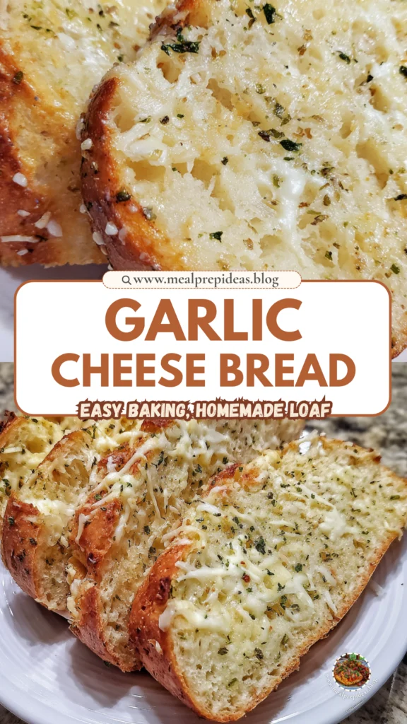 Bread Machine Garlic Cheese Bread