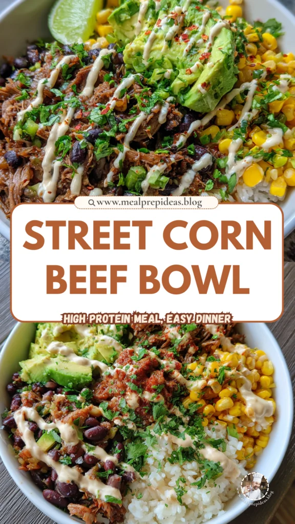 Street Corn Beef Bowl