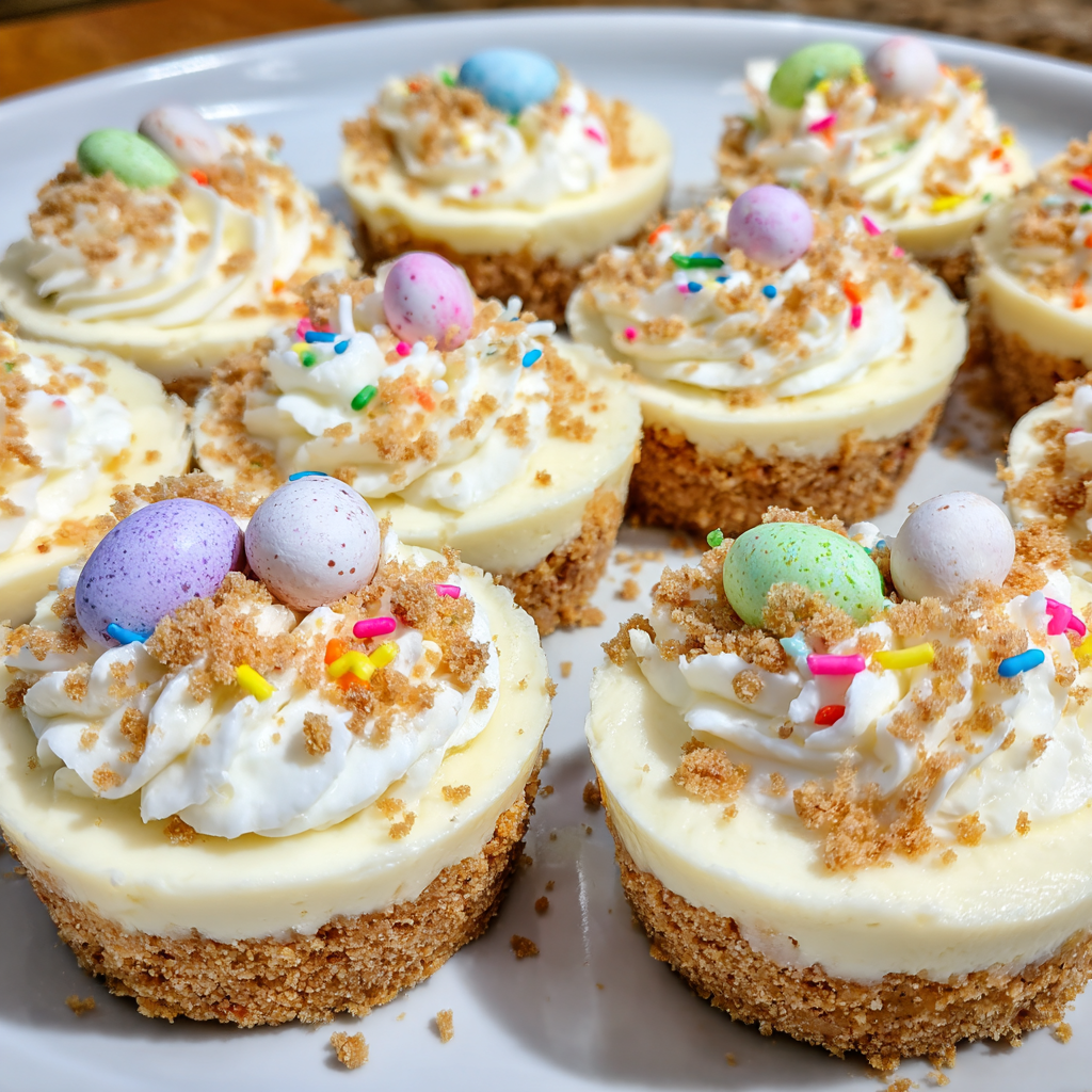 No-Bake Mini Cheesecakes