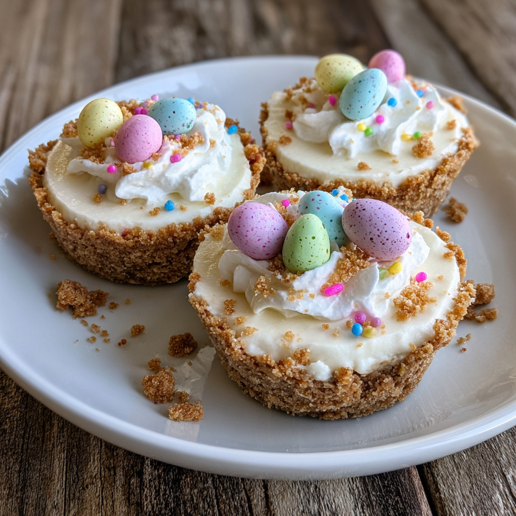 No-Bake Mini Cheesecakes
