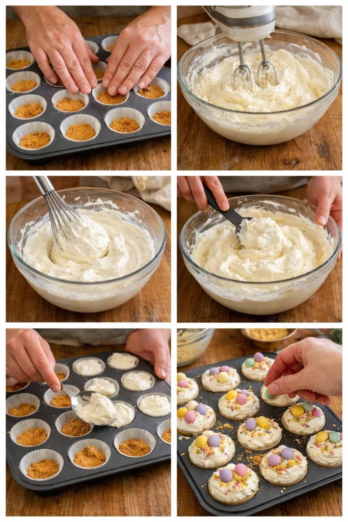 No-Bake Mini Cheesecakes