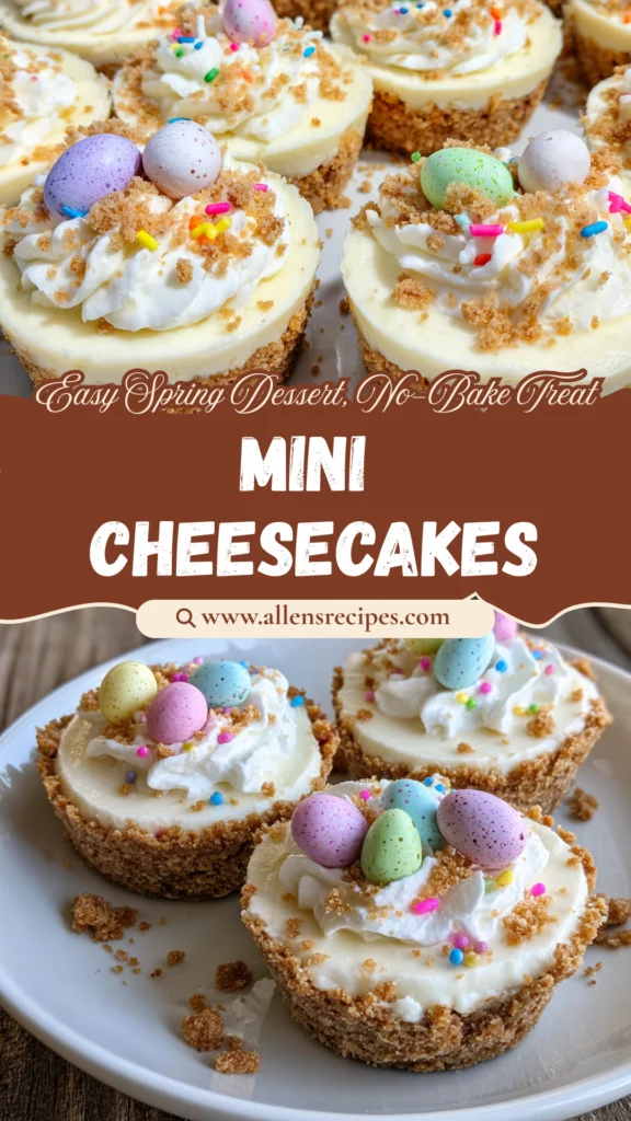 No-Bake Mini Cheesecakes