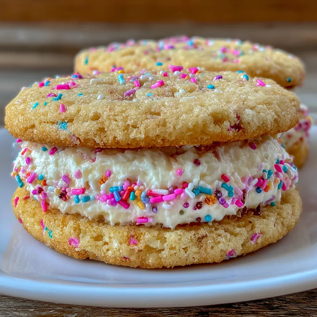 Pastel Sugar Cookie Sandwiches