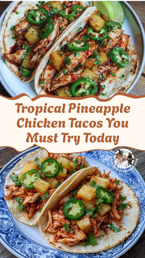 Pineapple Chicken Tacos