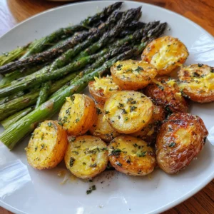 Roasted Asparagus and Potatoes