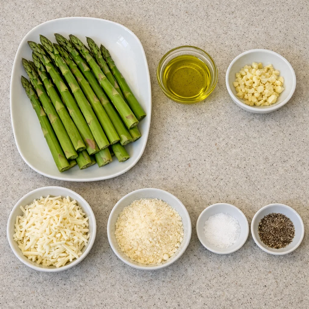 Roasted Asparagus with Cheese