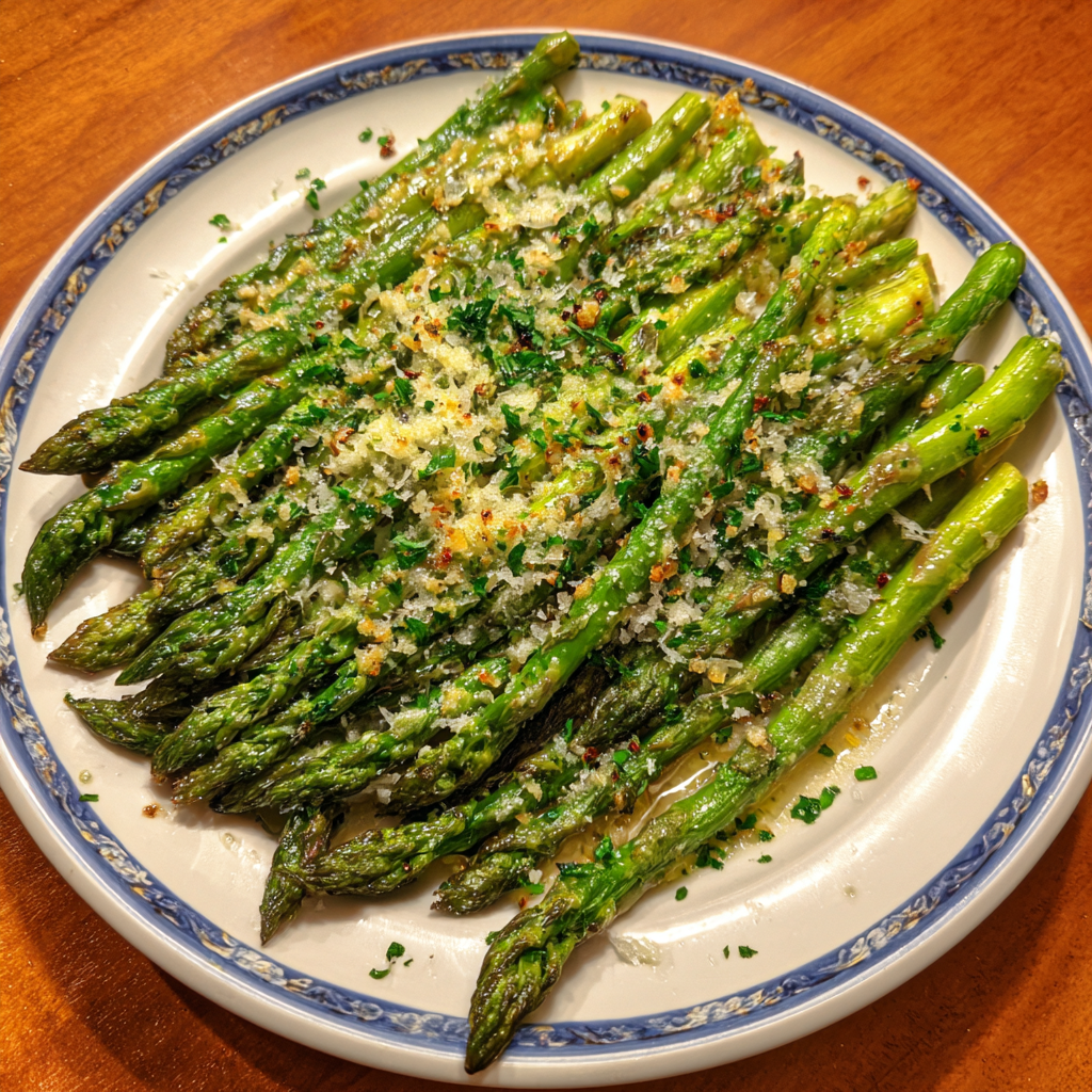 Roasted Asparagus with Parmesan