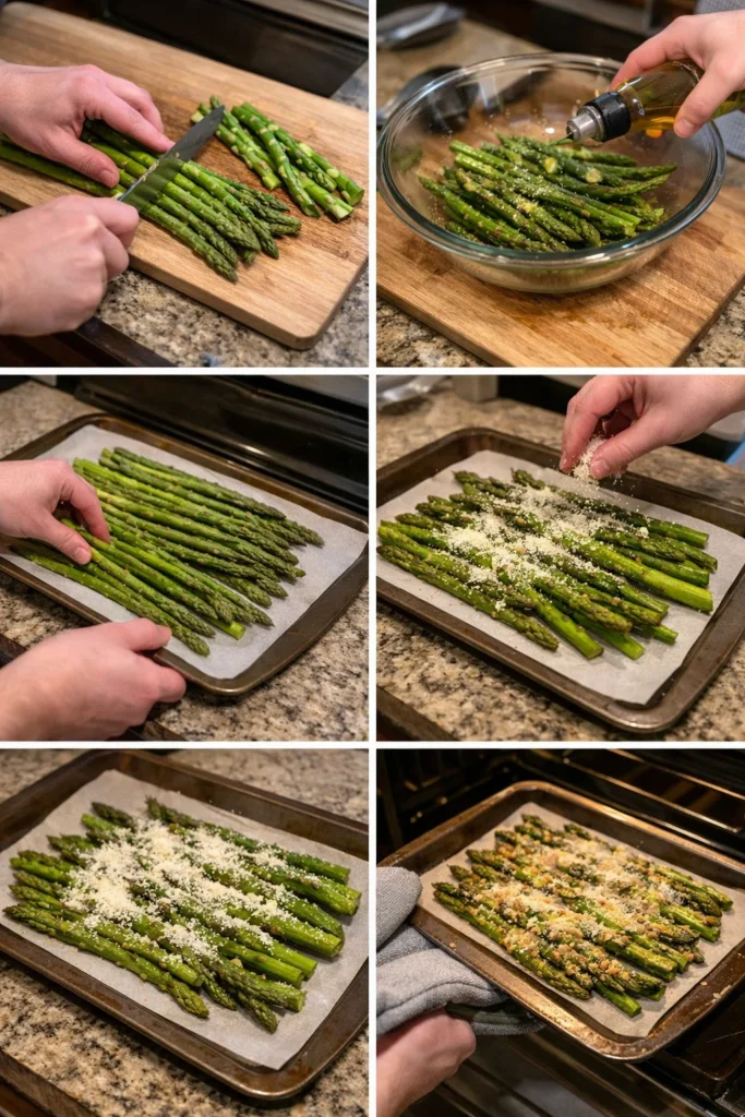 Roasted Asparagus with Parmesan