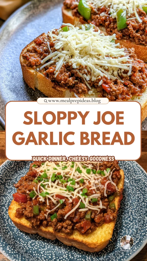 Sloppy Joe Garlic Bread