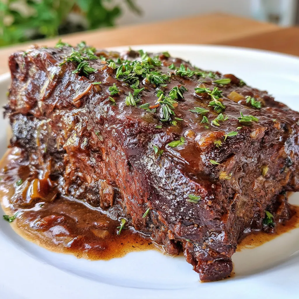 Slow Cooker Beef Breast