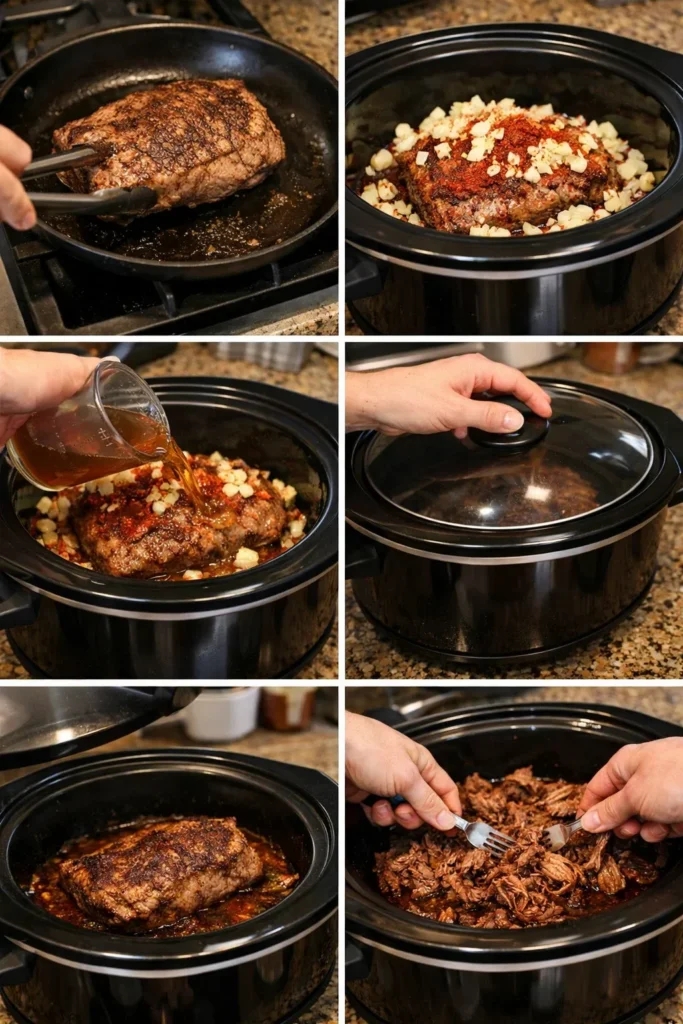 Slow Cooker Beef Breast