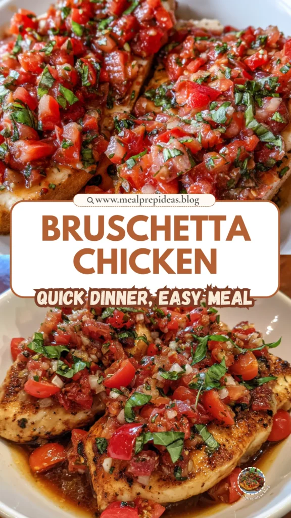Slow Cooker Bruschetta Chicken
