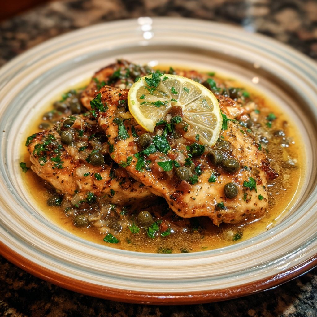 Slow Cooker Chicken Piccata