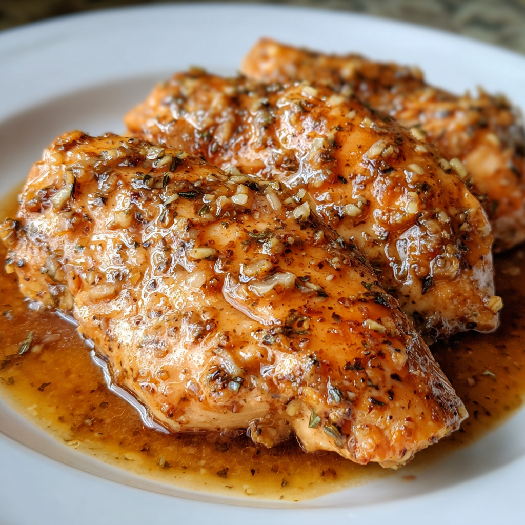 Slow Cooker Garlic Chicken