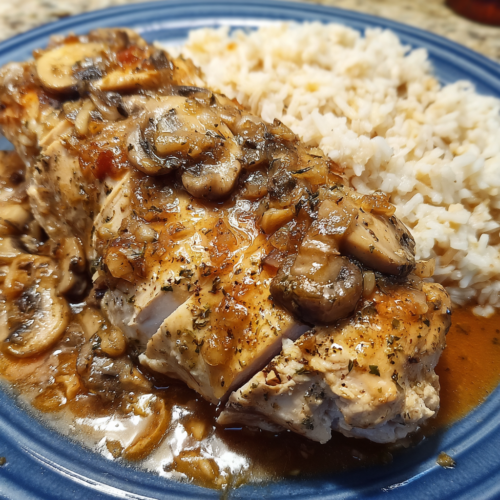 Slow Cooker Garlic Chicken