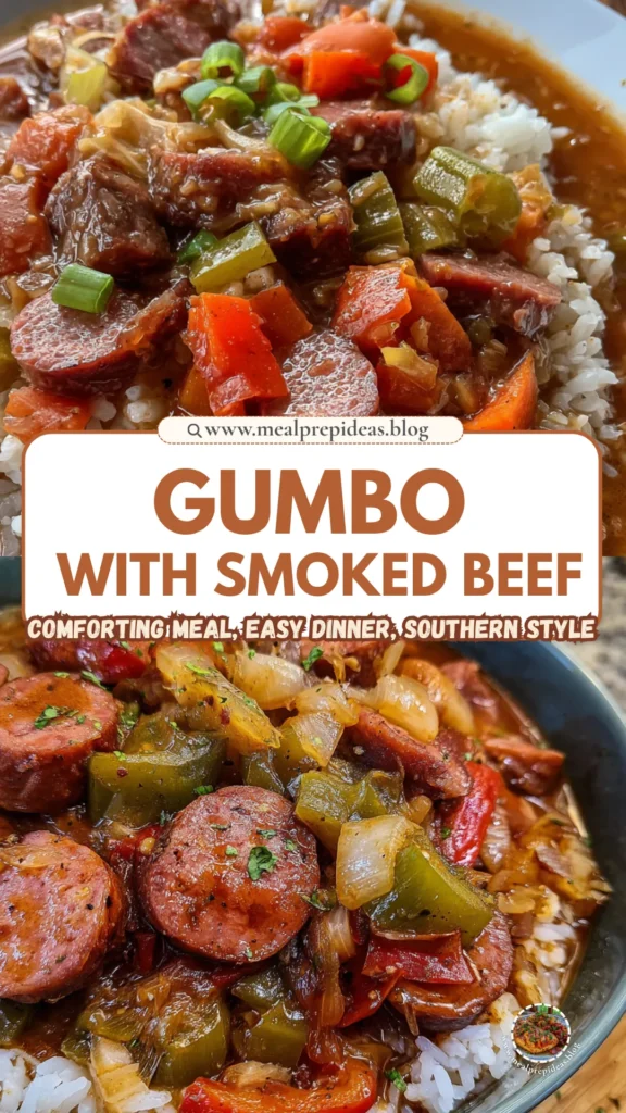 Slow Cooker Gumbo with Smoked Beef