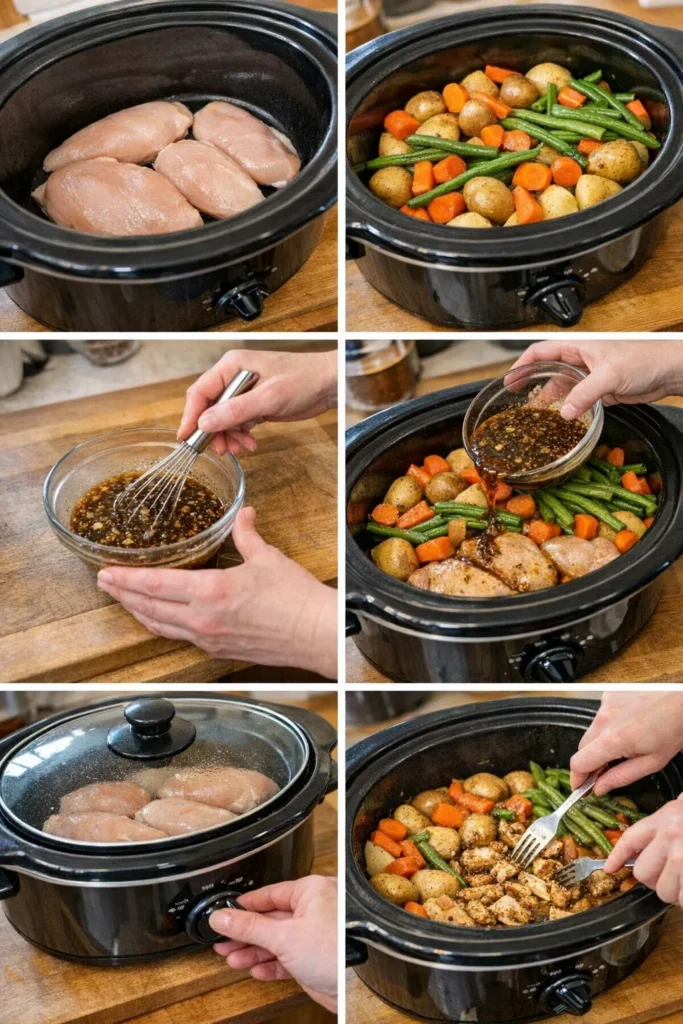 Slow Cooker Honey Garlic Chicken