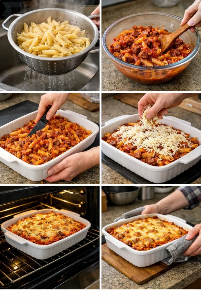 Smoked Beef Pasta Bake